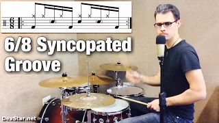 6/8 Syncopated Groove | Drum Lesson