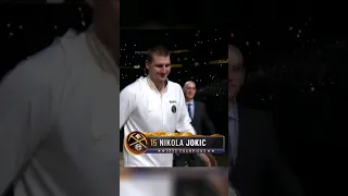 Nikola Jokic gets his CHAMPIONSHIP RING!🏆