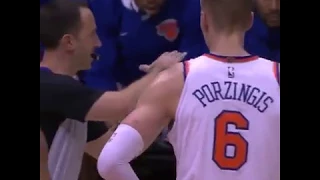 Kristaps Porzingis Calls The Ref A F--cking P---y After Getting A Tech