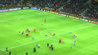 Europa League Final 2015: Dnipro V Sevilla, final whistle