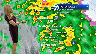 AccuWeather Forecast: Level 4 storm with rain, strong winds and possible thunderstorm