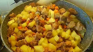 РАГУ ИЗ СВИНИНЫ ИЛИ СВИНИНА С ОВОЩАМИ//PORK STEW OR PORK WITH VEGETABLES//