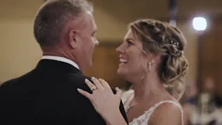 Father surprises daughter and guests by secretly singing and recording Father Daughter dance song