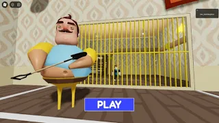 HELLO NEIGHBOR BARRY'S PRISON RUN! (Obby) #roblox #scaryobby