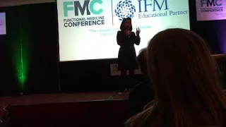 Siobhán Fitzgerald speaking at the Functional Medicine Conference, Galway