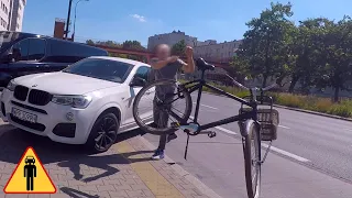 rower kontra pirat z BMW