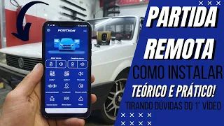 COMO LIGAR E DESLIGAR O CARRO PELO ALARME/CELULAR - PARTIDA REMOTA PX360 BT /ESCLARECENDO AS DÚVIDAS