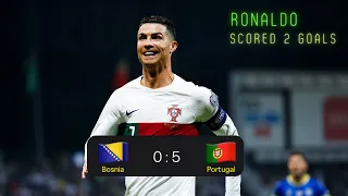 Bosnia vs Portugal 0-5 Highlights & All Goals 2023 & Ronaldo Goals 🔥