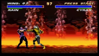 Ultimate Mortal Kombat 3: Rain Very Hard/Master Ladder Playthrough (SNES) (1080p)