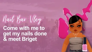 Nail Bar Vlog: Meet my nail tech 💅👛 | Roblox | #berryavenue
