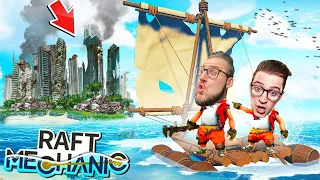 НАШЛИ ГИГАНТСКИЙ ГОРОД НА ОСТРОВЕ! ВЫЖИВАНИЕ В НОВОМ SCRAP MECHANIC - RAFT MECHANIC