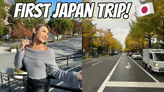 VLOG | MY FIRST TIME IN JAPAN! trying japanese snacks, shopping haul & exploring the city! 🍓🍙🗾