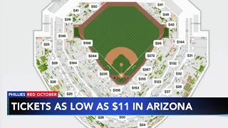 Phillies fans looking to travel to Phoenix can snag NLCS Game 3 tickets for as low as $11