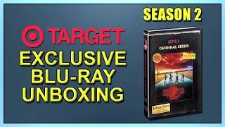 Stranger Things: Season 2 Target Exclusive Collector's Edition Blu-ray Unboxing