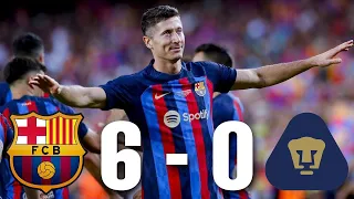 Barcelona VS Pumas Unam | English Commentary | Finals | Extended Highlights | 6-0 |