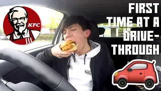 DRIVING ALONE FOR THE FIRST TIME UK THOUGH KFC DRIVE THRU! 😍