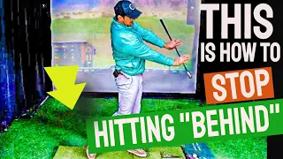 Swing Through Low Hands for Better Impact - STOP HITTING BEHIND THE GOLF BALL