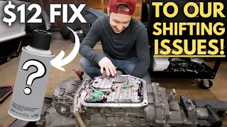 FIX HARSH SHIFTING/ CEL WITH A 12.00 PRODUCT! (Automatic Transmission Solenoid cleaning)