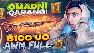 8,100 UC YANGI AWM FULL OCHDIM 🥵 OMADNI KO'RING!!!