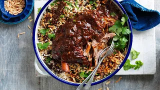 Slow Roasted Middle Eastern Lamb Shoulder