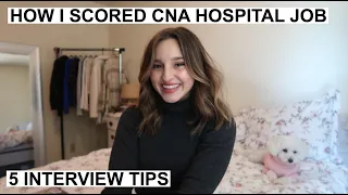 How to get a hospital job as a Certified Nursing Assistant | CNA/PCA/PCT - INTERVIEW TIPS