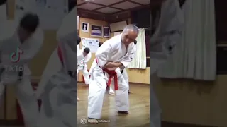 Judo throw in karate kata - naihanchi