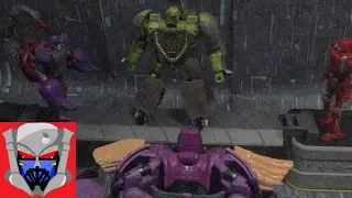 Rhinox vs Predacons Beast Wars Stop Motion