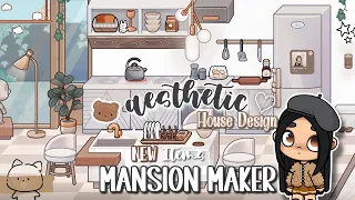 NEW ITEMS AESTHETIC MANSION HOUSE MAKER🧸aesthetic Avatar World House Ideas✨NEW UPDATE [House Design]