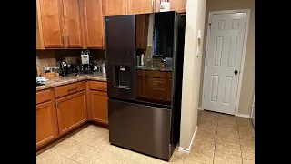 First impressions: 2023 LG 31 cu ft Max French door refrigerator LRYKS31D6D in black stainless