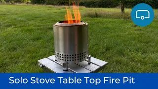 Ideal for Camping - Solo Stove Mesa XL Table Top Fire Pit