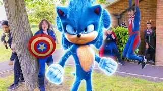 Sonic VS Avengers - Hide and Seek!