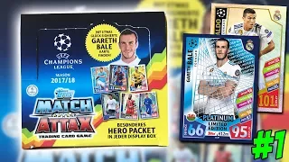 FULL BOOSTER BOX | Topps Match Attax 2017-2018 UEFA Champions League | HUNTING BALE #1