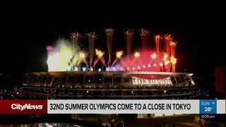 32nd Summer Olympic Games come to a close in Tokyo