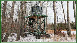 Deer Blind Tower on Wagon Running Gear - Video Tour