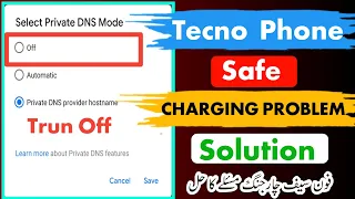 Tecno Phone Safe Charging Problem Solution | Safe Charging Off | safe charging kaise band karen