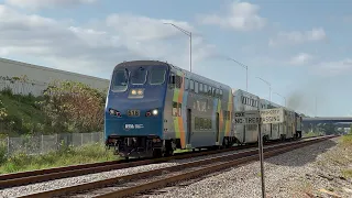 TRI-RAIL Trains only Video! 6 Tri rail trains at sistrunk with Metrolink sets and 518 and more!