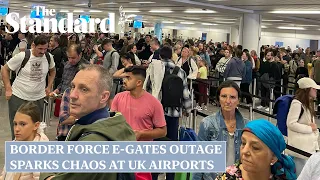 Border Force e-gates outage sparks chaos at Heathrow, Gatwick and Stansted