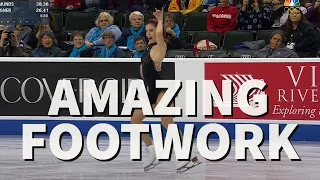 AMAZING FOOTWORK SEQUENCES IN FIGURE SKATING