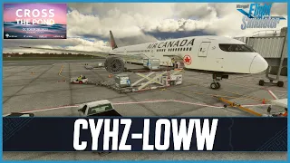 MSFS LIVE | Cross the Pond 2023 | Horizon Sim 787-9 | Halifax to Vienna | Thrustmaster TCA Boeing