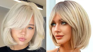 25+ Classy Short Bob Haircuts And Hairstyles With Bangs For 2024 | Pretty Hair