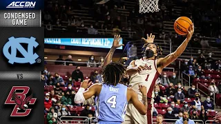 North Carolina vs. Boston College Condensed Game | 2021-22 ACC Men’s Basketball