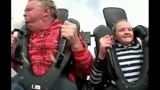 Dad Pukes all over daughter on Roller Coaster.mp4