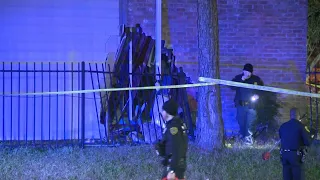 HPD: Man killed after hit and run driver plows through apartment complex fence