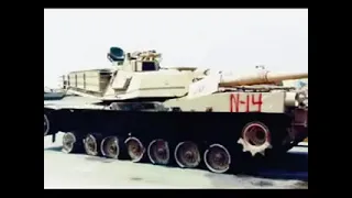 American tanks destroyed by Iraqi insurgents