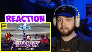 Avengers Endgame Final Battle - 16 Bit Scenes (REACTION!!!)