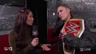 Sasha & Bayley vs. Ronda & Natalya (Raw 21-01-19)