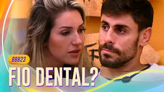 AMANDA E CARA DE SAPATO TRETAM POR CAUSA DO FIO DENTAL! 🔥  IHHH!  | BIG BROTHER BRASIL 23