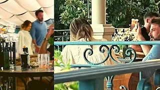 Ben Affleck with Jennifer Lopez Spotted Honeymoon Dinner Luxe Italian Hotel Ceremony in Georgia.