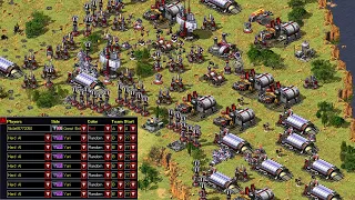 Red Alert 2 -- Trump map new  - 1 vs 7 - Yuri Brutal Ai