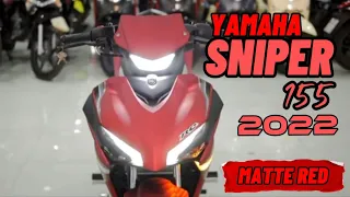 YAMAHA SNIPER 155 2022 | YANAHA EXCITER 155 2022 | MATTE RED WALK AROUND | CLICK TV